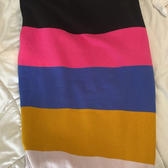 French Connection color block rainbow stripe sweater jumper sz M worn once - Picture 5 of 7